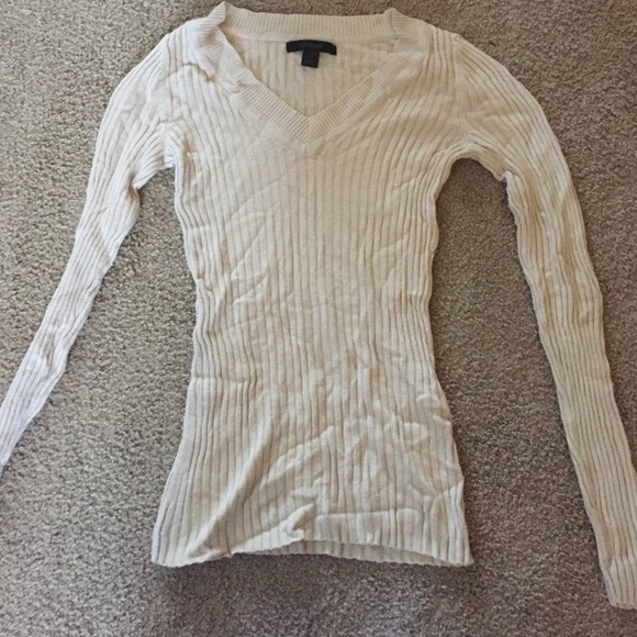 Express V beck long sleeve sweater