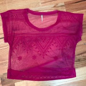 Free People Sheer Top