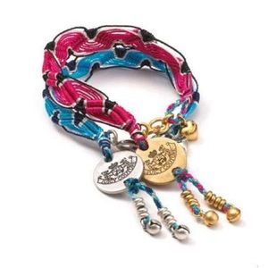 JUICY COUTURE WOVEN FRIENDSHIP BRACELET