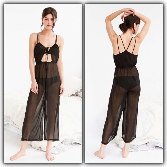 Urban Outfitters Out From Under Sheer Romper - Picture 4 of 7