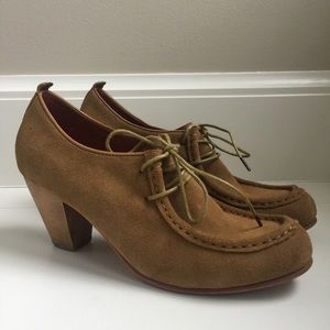 Rachel Comey Suede Heel Desert Boots