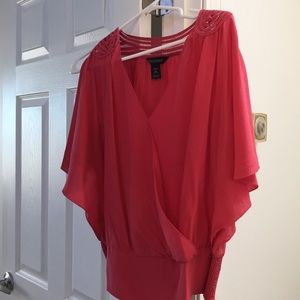 White House Black Market Silk Shirt