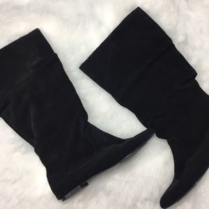 Penny Loves Kenny Black Suede Boots