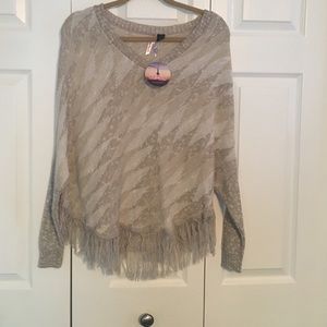 Love by Design Beige Poncho