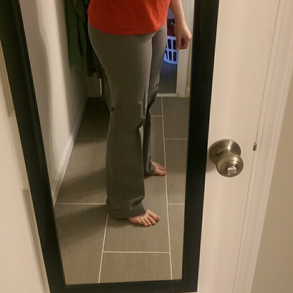 Grey cotton pants with cuff- Jackson fit