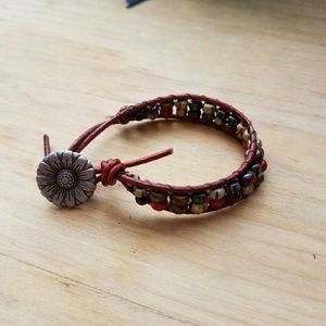Czech seed beads bracelet