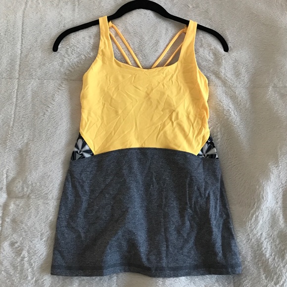 Ivivva Yellow and Grey Tank Top - Picture 2 of 4