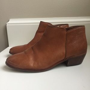 Sam Edelman Petty Bootie Tobacco Leather