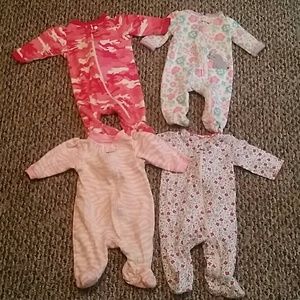 Newborn girls sleepers!!