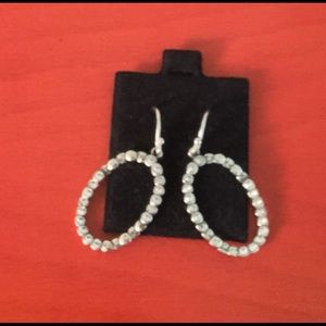 SILPADA Swarovski Oval Glitz Earrings. NWT