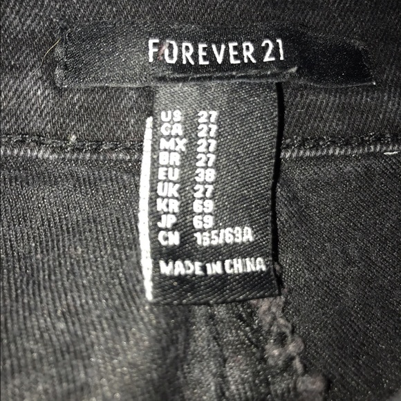 Solid black mid rise skinny jeans - Picture 4 of 4