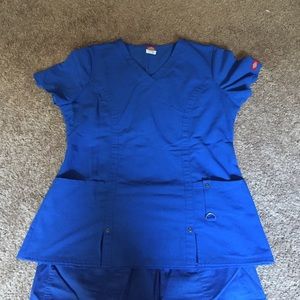 Royal Blue Dickies/Cherokee Scrub Set