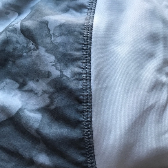 White and Grey patterned athletic shorts - Picture 3 of 3