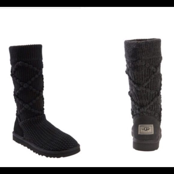 UGG Shin High Knit Boots - Picture 6 of 6