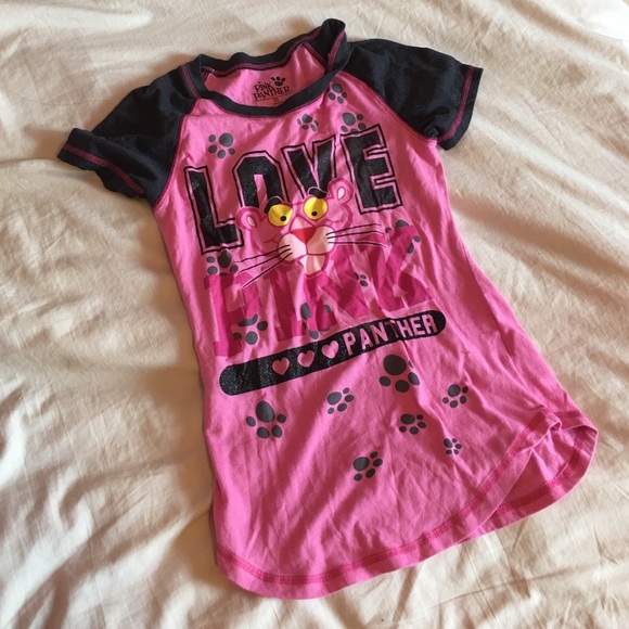 Pink baseball tee