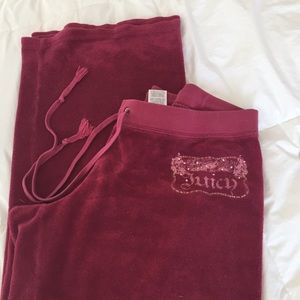 Women's terry cloth pants