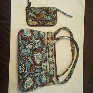 Vera Bradley purse and wallet set