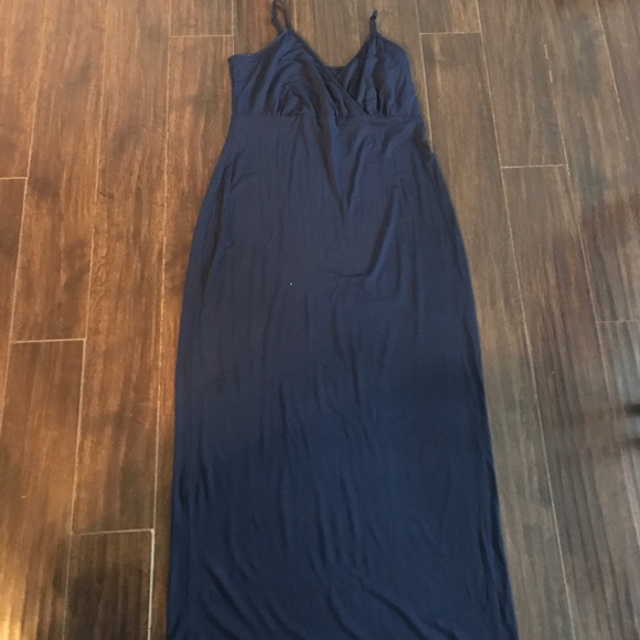 Navy blue maxi dress - Picture 1 of 3