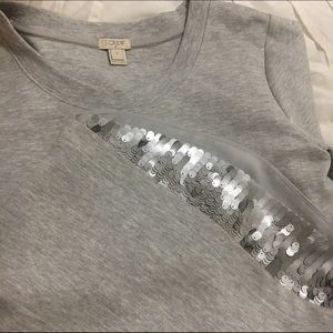 Sparkly sequin j crew sweater