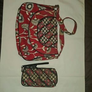 Vera Bradley purse and wallet set