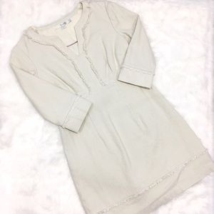 Boden Cream Midi Dress