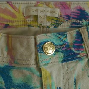 Nicki Minaj Midrise floral Jeans Bright and Loud