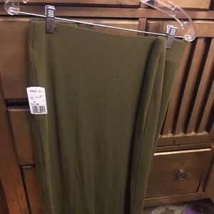 Olive green skirt