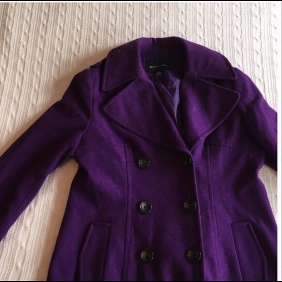 Purple Pea Coat - Picture 3 of 3