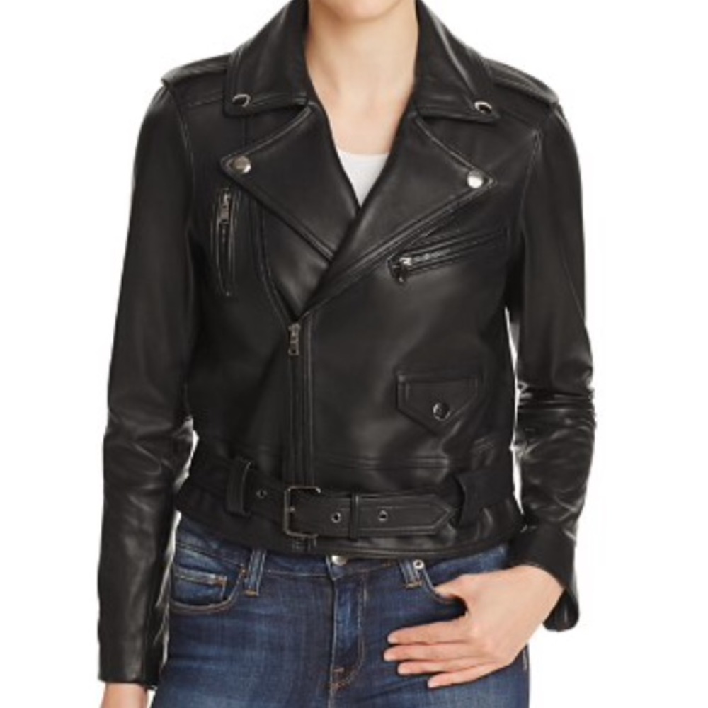 *SOLD* Parker Leather Moto Jacket