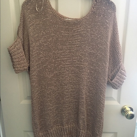 Tan long sweater