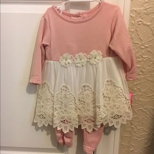 Pink with Lace Outfit