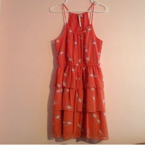 NEW Lauren Conrad Pink Flamingo Dress