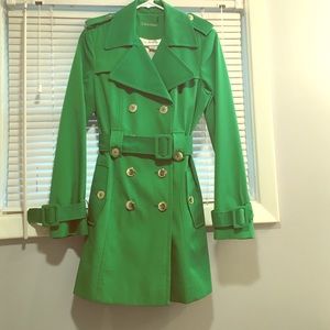 Calvin Klein bright green coat