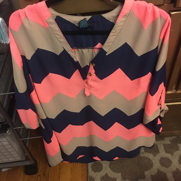 Chevron Print Shirt
