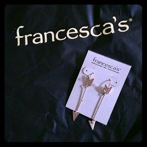 New Francesca's Arrow earrings