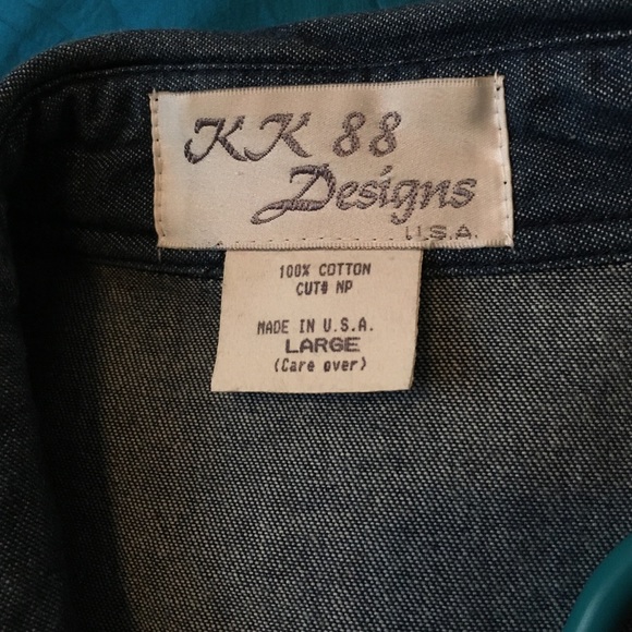 Coffee Lover? Look at this Denim Shirt - Picture 3 of 4