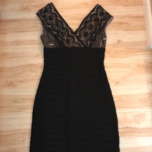 Adrianna Papell Lace Banded Dress