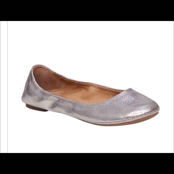 Lucky Brand Emmie Flats -Pewter Wms size 8.5W