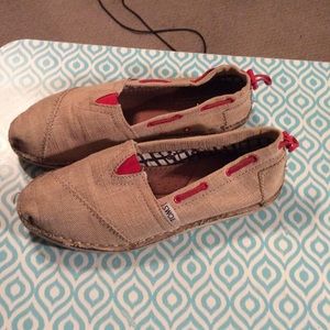 Toms Bimini burlap shoes