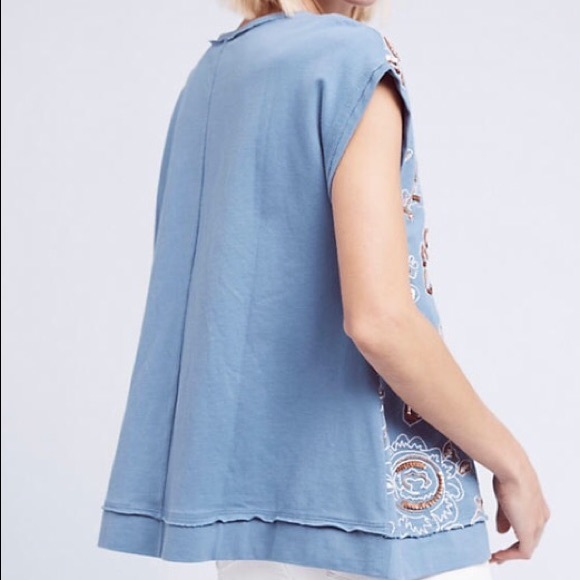 ANTHROPOLOGIE Sequin Top - Picture 4 of 4