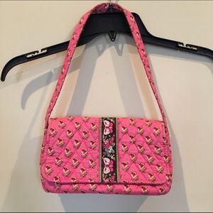 vera bradley purse, pink, good condition.