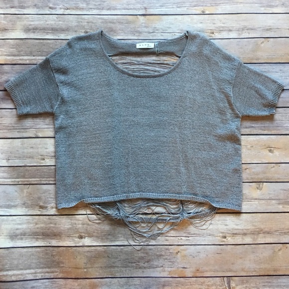 Crop Top with Open back String Detail