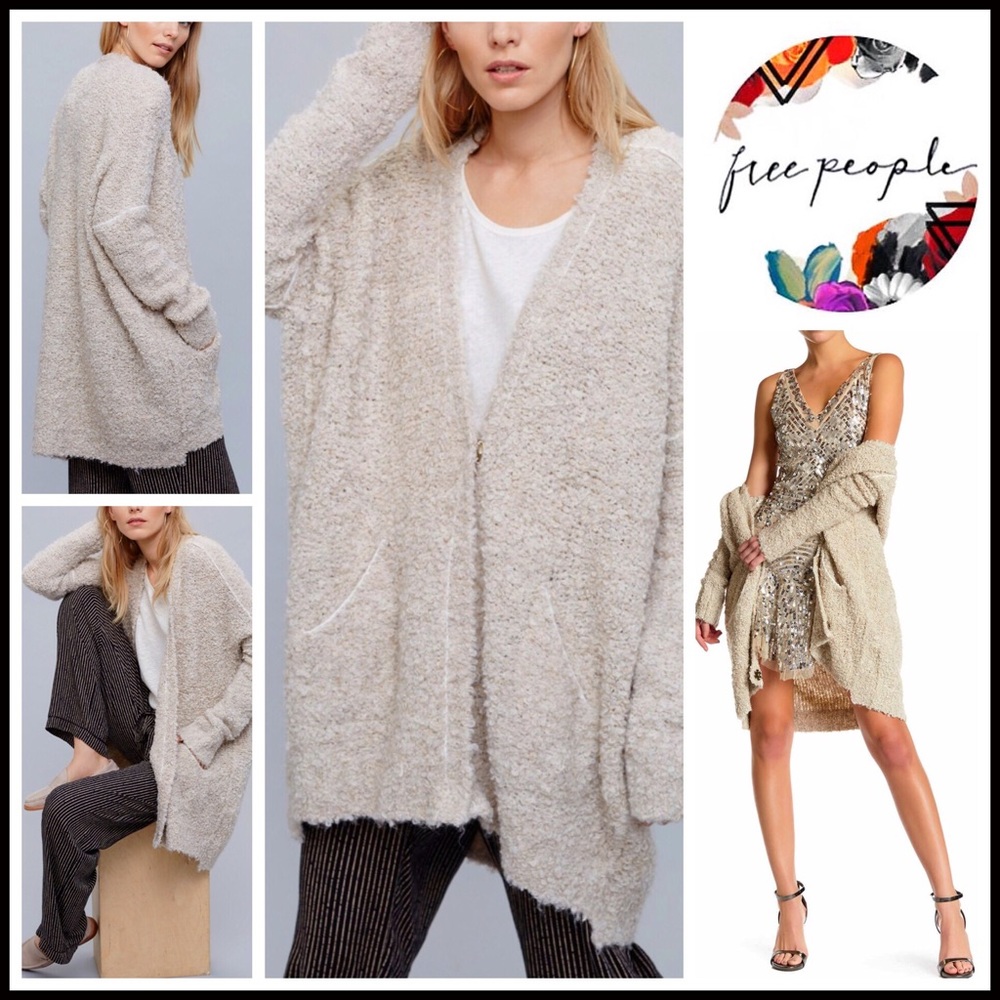 ❗️1-HOUR SALE❗️FREE PEOPLE Long Cardigan - Picture 5 of 8