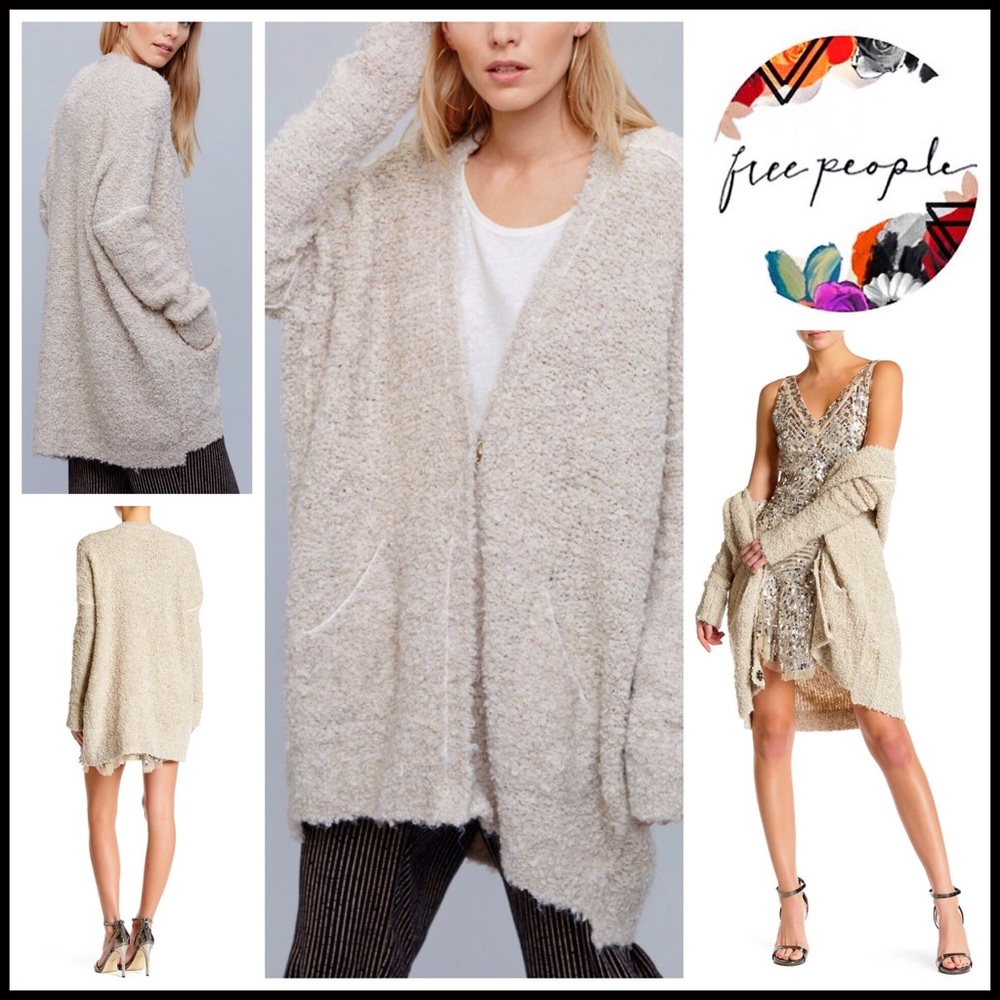 ❗️1-HOUR SALE❗️FREE PEOPLE Long Cardigan - Picture 2 of 8