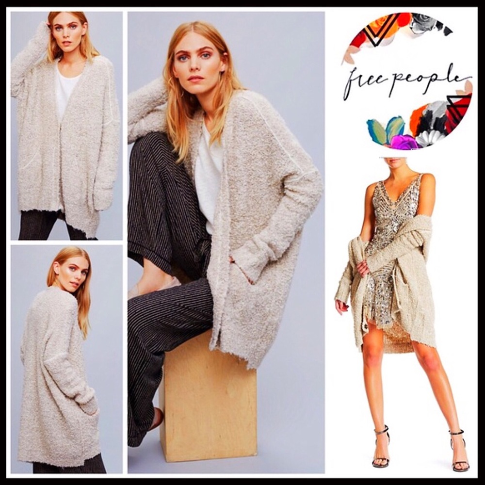 ❗️1-HOUR SALE❗️FREE PEOPLE Long Cardigan - Picture 8 of 8