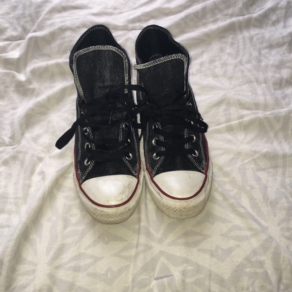 Unique black Converse All-stars