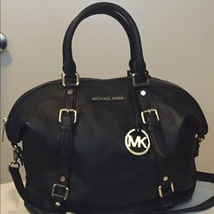 Michael Kors Bedford Satchel Large Black