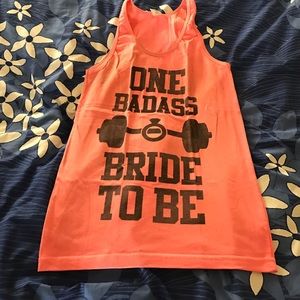 One badass bride to be tank