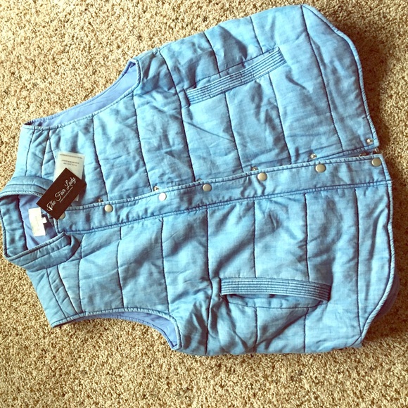 Washed Denim Vest