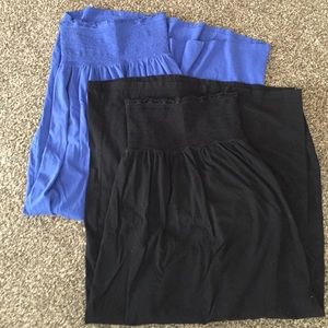 Old Navy Smocked Strapless Maxi Dress. Set of 2.